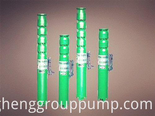 Blade wheel type single stage submersible pump